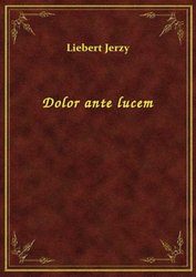 : Dolor ante lucem - ebook